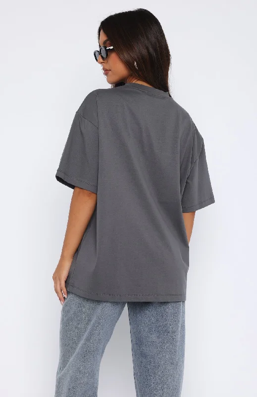 Caught Up On It Oversized Tee Volcanic