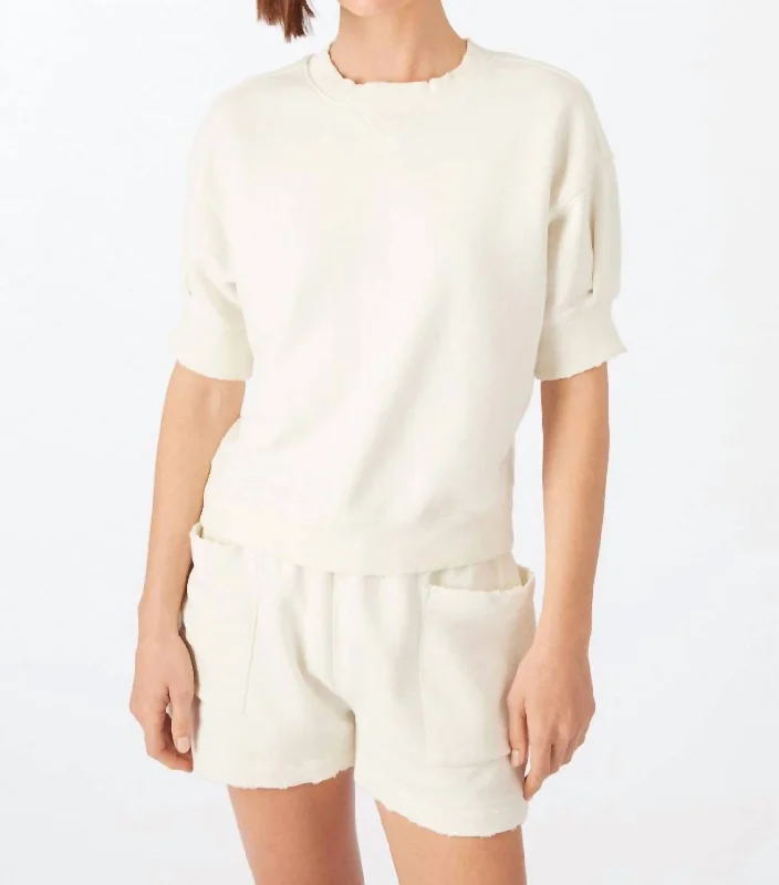 Eileen Sweatshirt In Eggshell