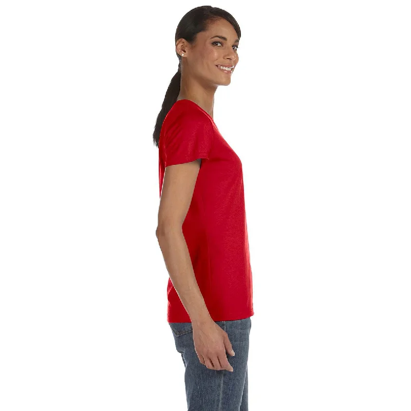 Fruit of the Loom Women's True Red 5 oz. HD Cotton T-Shirt