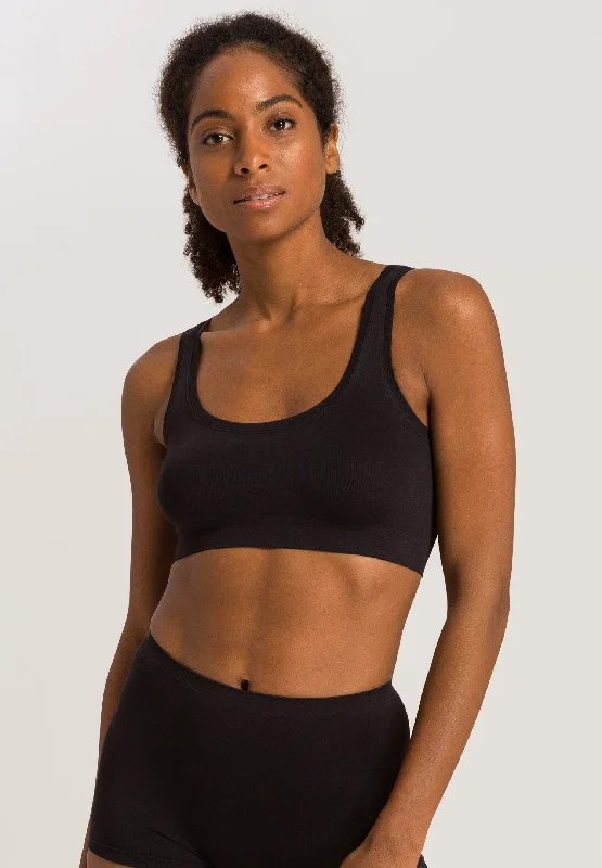 Touch Feeling Crop Top | Black 71810-199