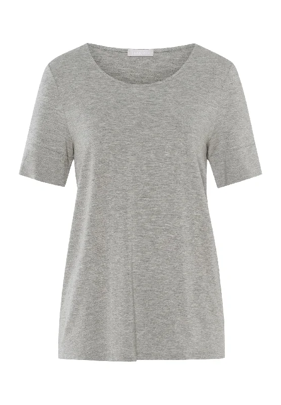 Natural Elegance Short Sleeve Shirt | Grey Melange 74902-958