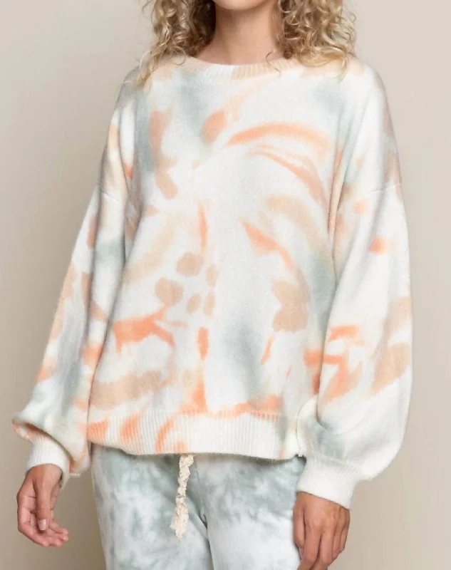 Autumn Dreams Sweater In Tie Dye