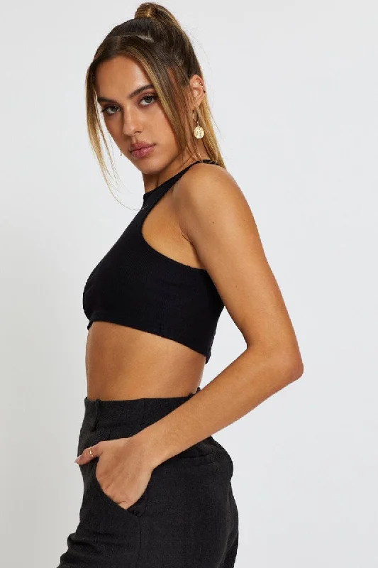 Black Crop Top