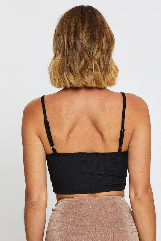 Black Crop Top