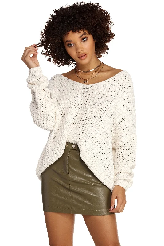 Brave The Chill Chenille Sweater