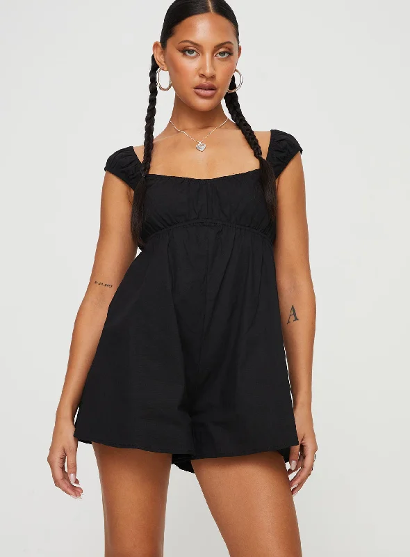 Bridgid Romper Black