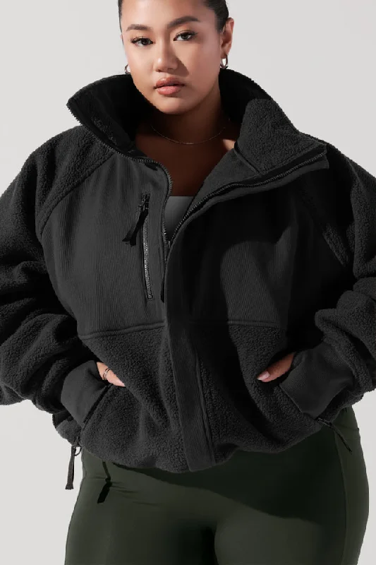 Find Your Inner Fleece Jacket - Charcoal