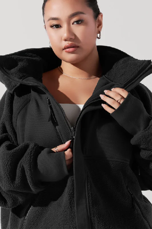 Find Your Inner Fleece Jacket - Charcoal