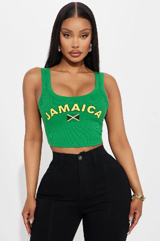 Jamaica Love Tank Top - Green