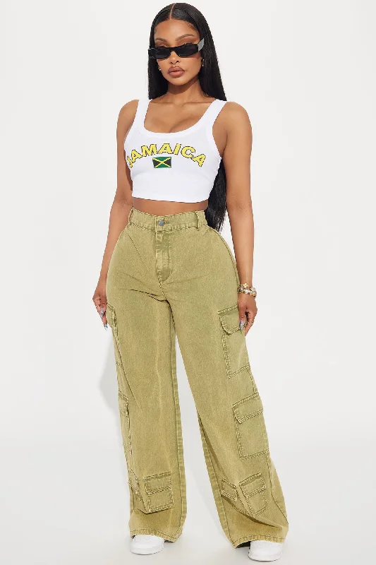 Jamaica Love Tank Top - White