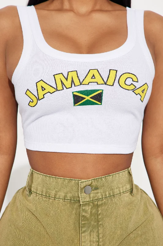 Jamaica Love Tank Top - White