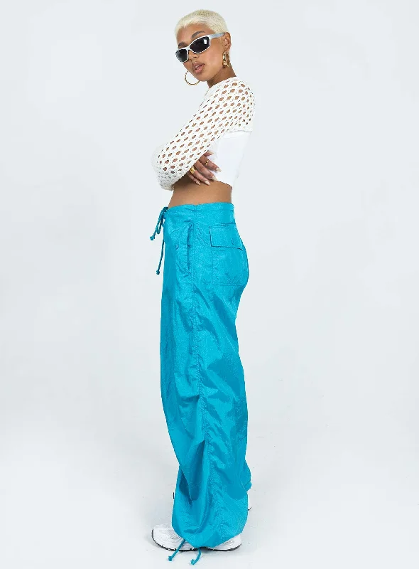 Motel Chute Trousers Blue