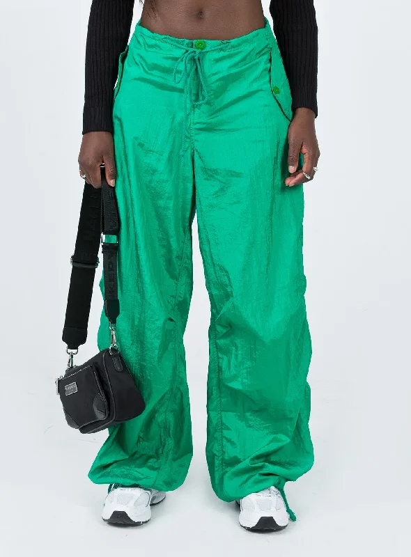 Motel Chute Trousers Green