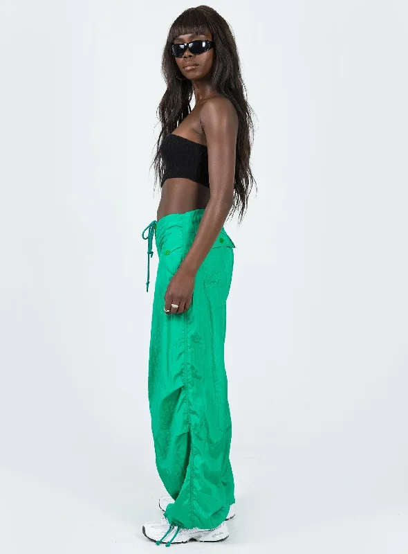 Motel Chute Trousers Green