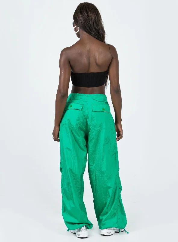 Motel Chute Trousers Green