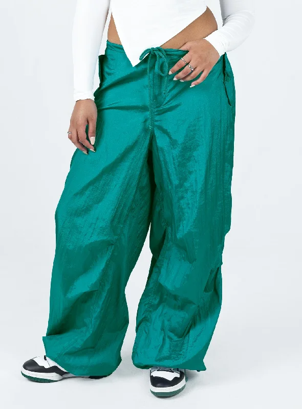 Motel Chute Trousers Teal