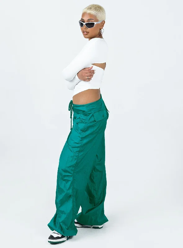 Motel Chute Trousers Teal