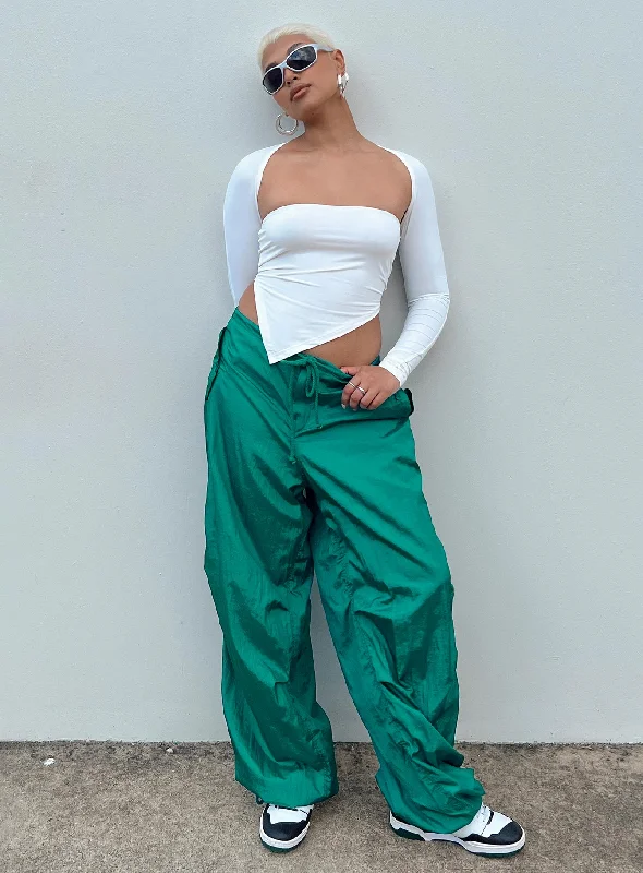 Motel Chute Trousers Teal