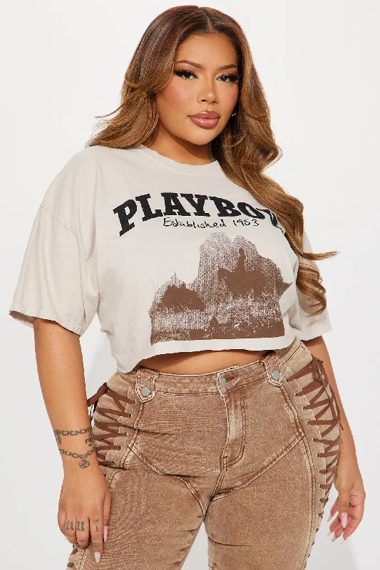 Playboy Wild West Tee - Taupe