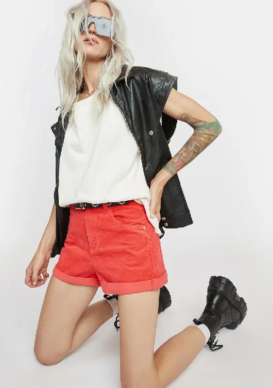 Poppy Corduroy Duster Shorts