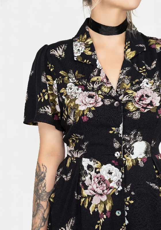 Revival Floral Button Up Playsuit