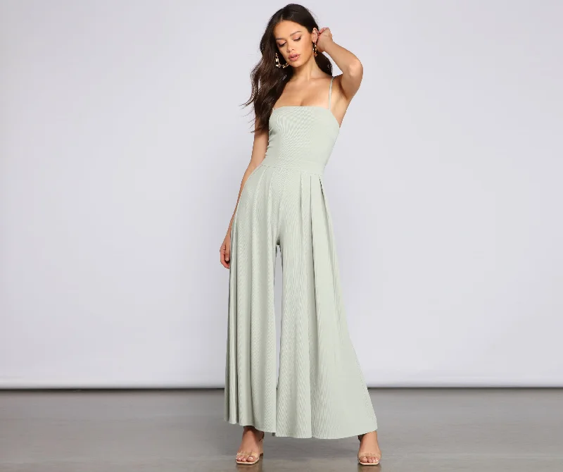 So Sleek Trendy Sleeveless Jumpsuit