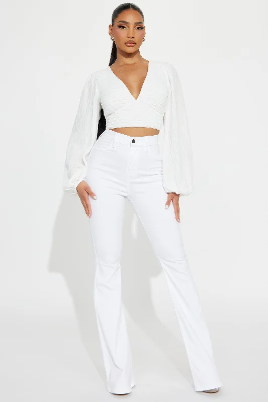 Summer Getaway Blouse - White