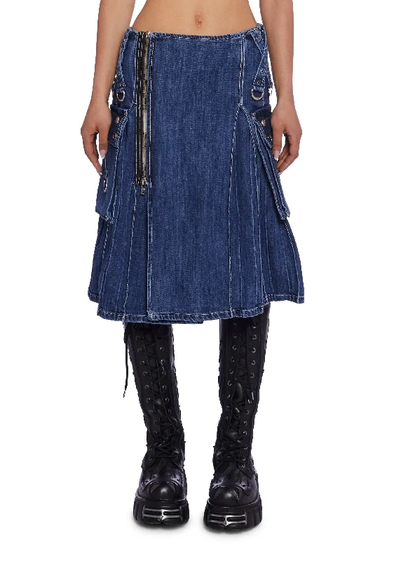 Super Denim Kilt