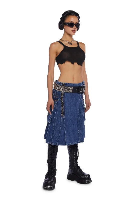 Super Denim Kilt