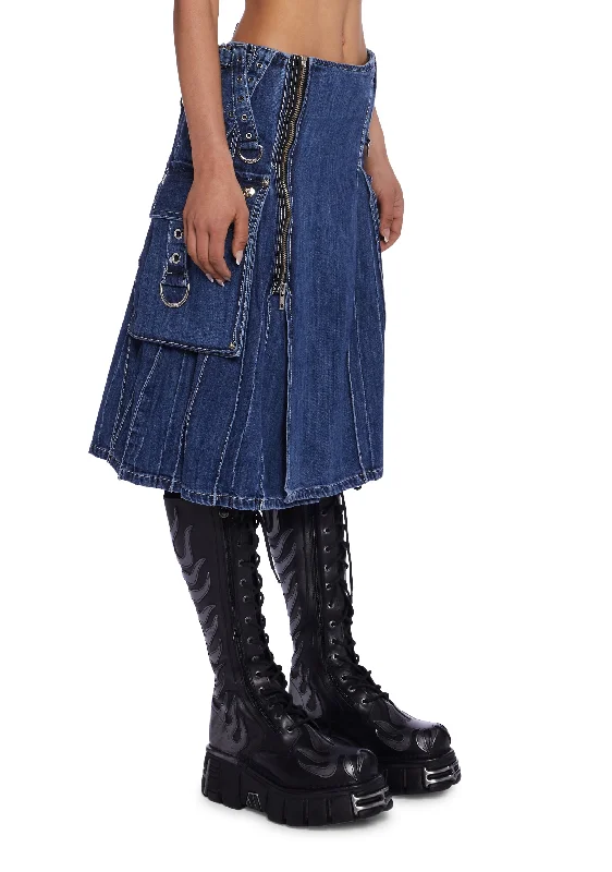 Super Denim Kilt