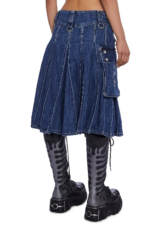 Super Denim Kilt