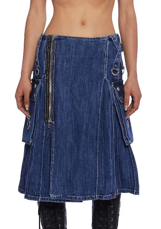 Super Denim Kilt