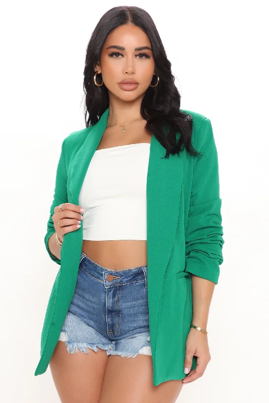 The Celine Blazer - Kelly Green