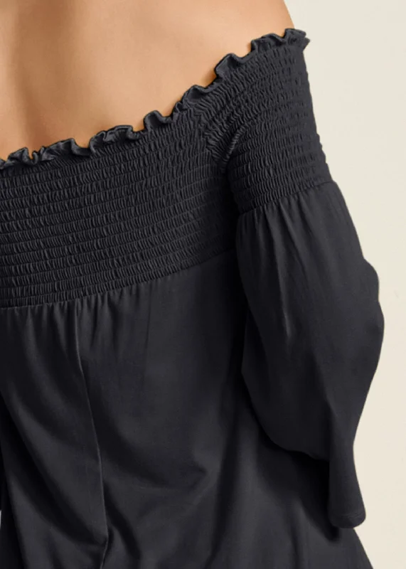 Off-the-shoulder top - Black