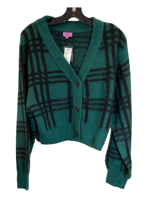 Black & Green Cardigan Mi Ami, Size S