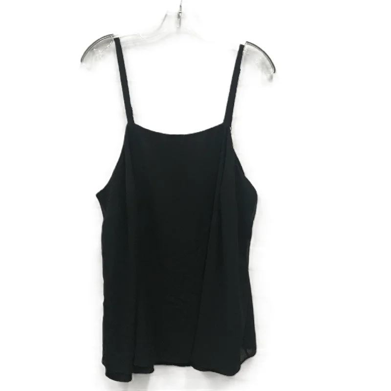 Black Top Sleeveless By Torrid, Size: 1x