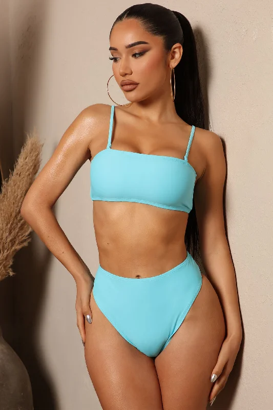 Maui Mix And Match Brazilian Bikini Bottom - Aqua