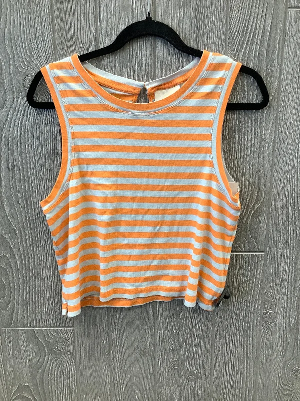 Orange Top Sleeveless Maeve, Size L