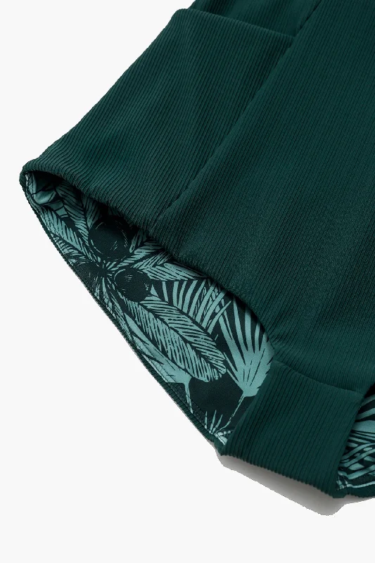 Sand Dollar Surf Shorts with Pockets - Green Rib