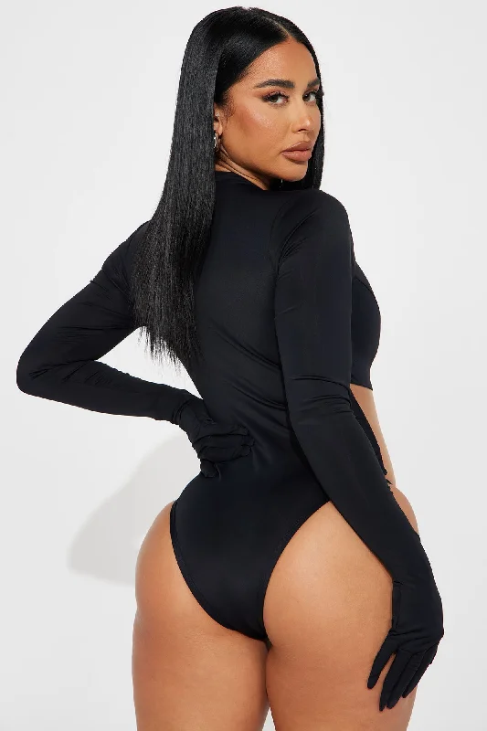 Sun Surf And Sand Long Sleeve Swimsuit - Black