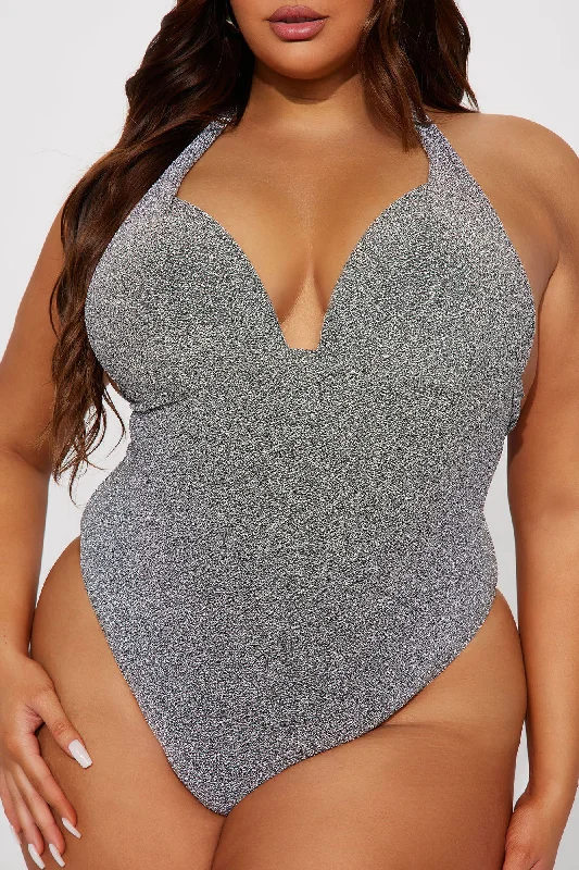 We Mermaid For Each Other 1 Piece Swimsuit - Silver