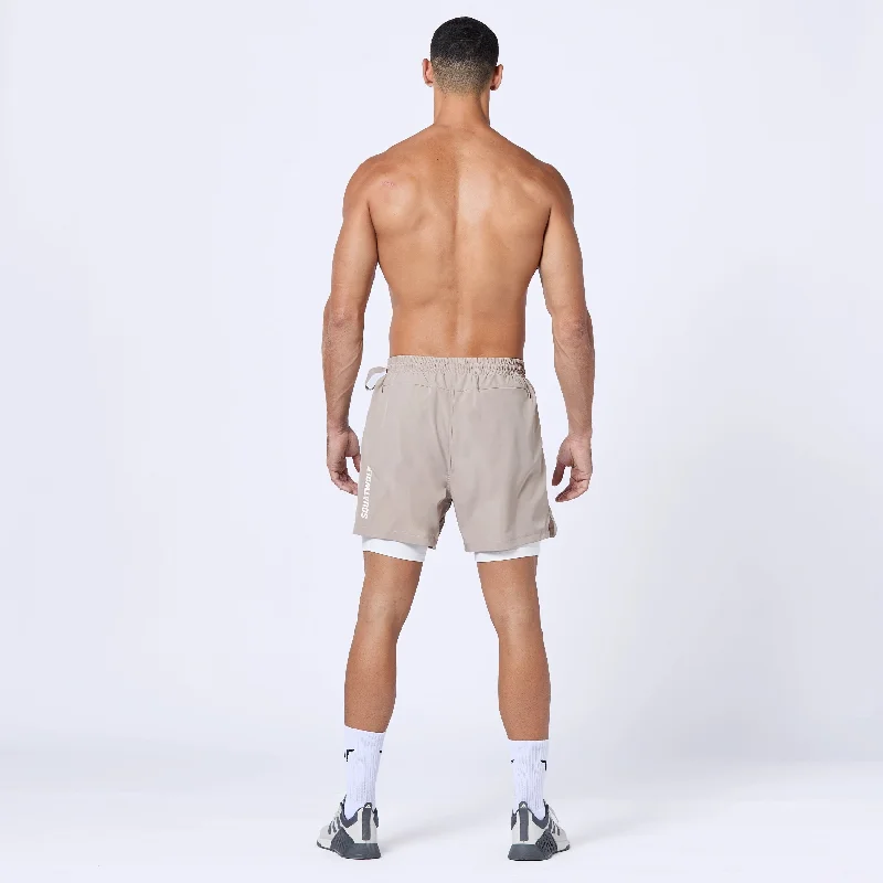 Essential 5"" Pro 2-In-1 Shorts - Cobblestone