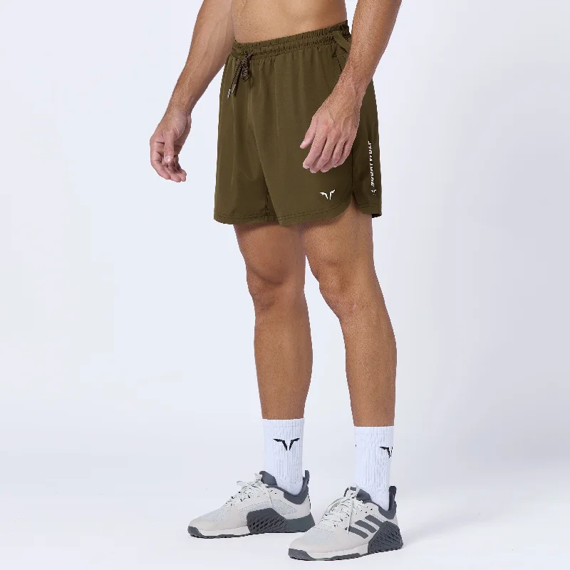 Essential Pro 5 Inch Shorts - Dark Olive