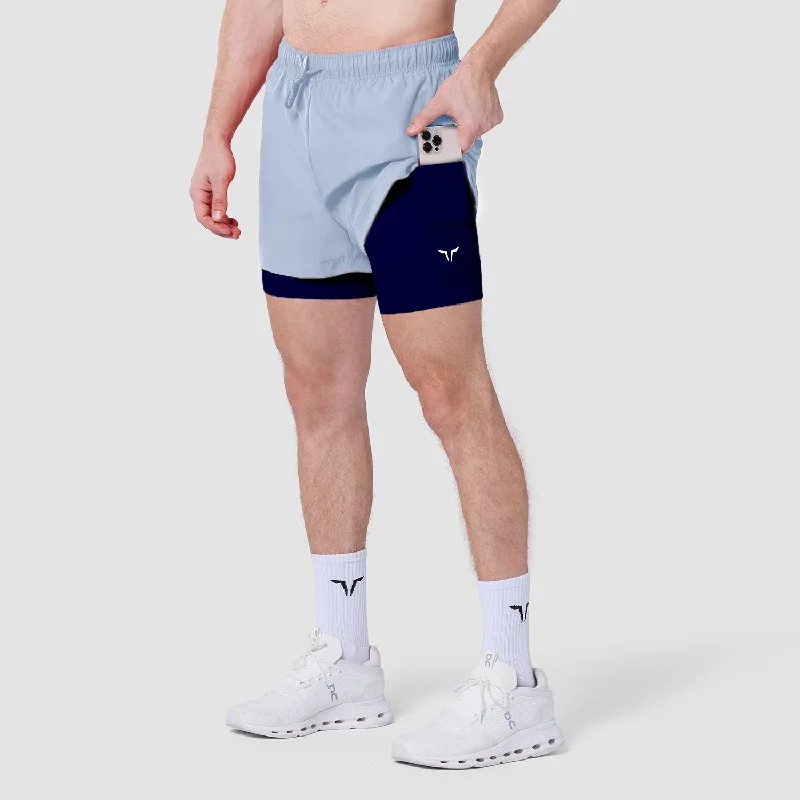 Limitless 2-In-1 5"" Shorts - Skyway