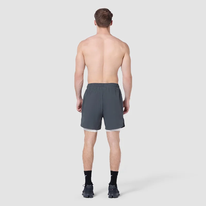 Limitless 2-In-1 7"" Shorts - Asphalt