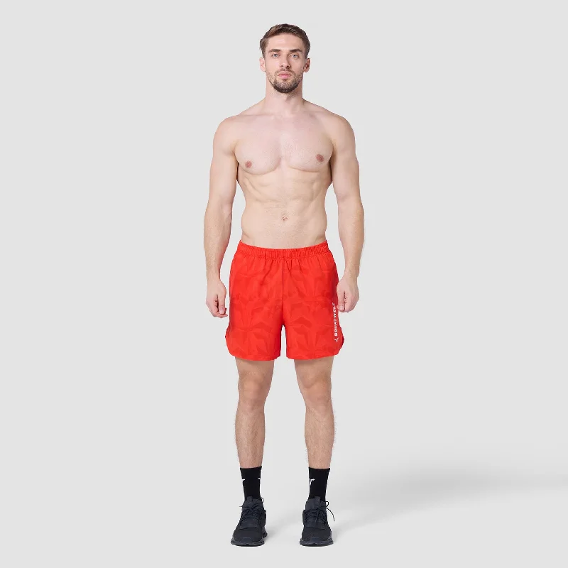 Warrior 5"" Shorts 2.0 - Orange.Com Dot Camo