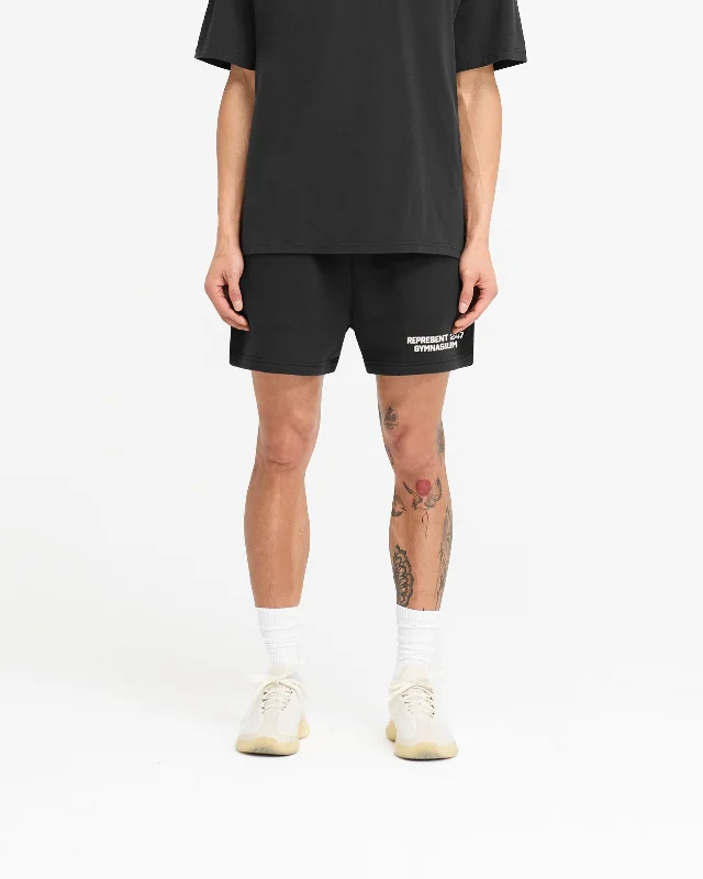 247 Gymnasium Jersey Shorts - Off Black