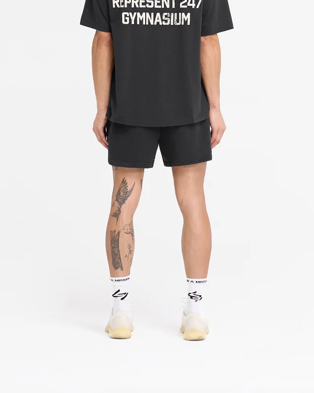 247 Gymnasium Jersey Shorts - Off Black