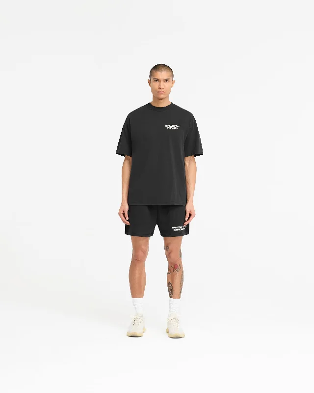 247 Gymnasium Jersey Shorts - Off Black