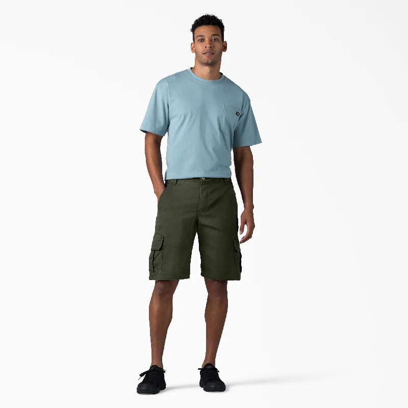 Dickies Men's  Relaxed Fit 11"" Duck Cargo Short